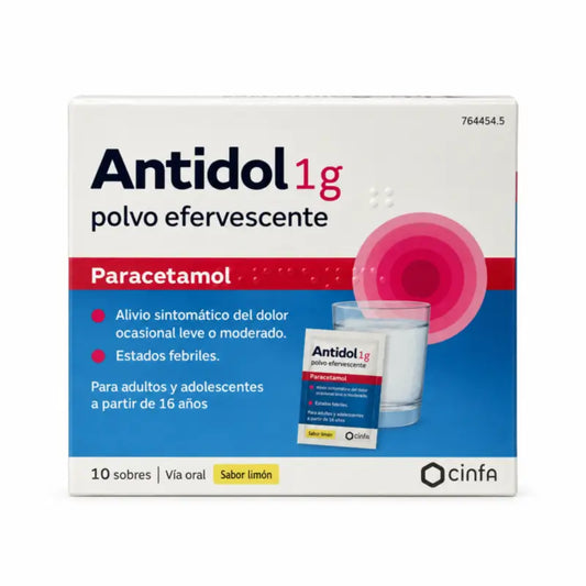 Antidol 1 G, 10 Päckchen Brausepulver