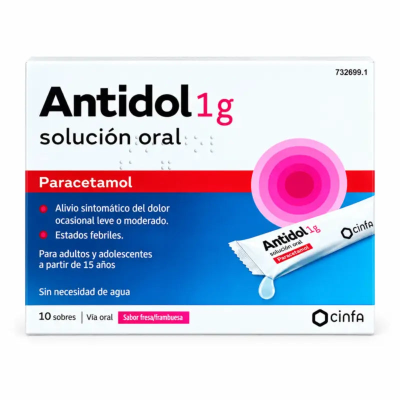 Antidol 1 g Lösung zum Einnehmen, 10 Sachets