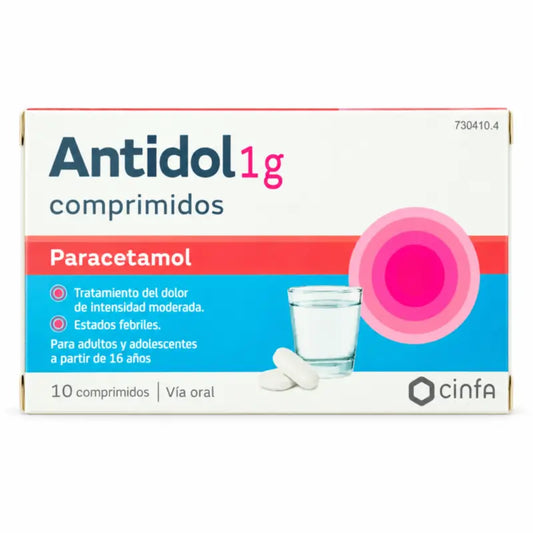 Antidol 1 g, 10 Tabletten