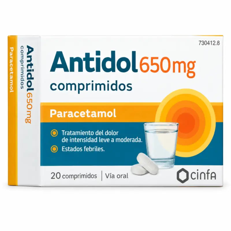 Antidol 650 mg, 20 Tabletten