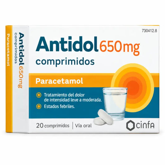 Antidol 650 mg, 20 Tabletten