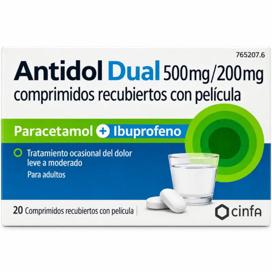 Antidol Dual 500 Mg / 200 Mg, 20 Tabletten