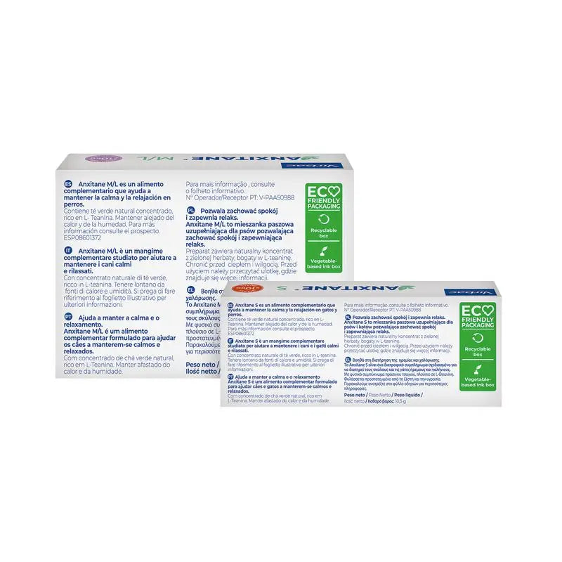 Virbac Anxitane M/L, 30 entspannende Tabletten für Hunde +10Kg