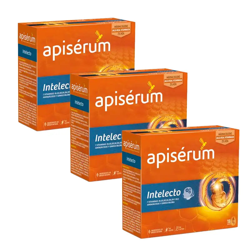 ApiSérum Triplo Intelect 3 x 18 Fläschchen