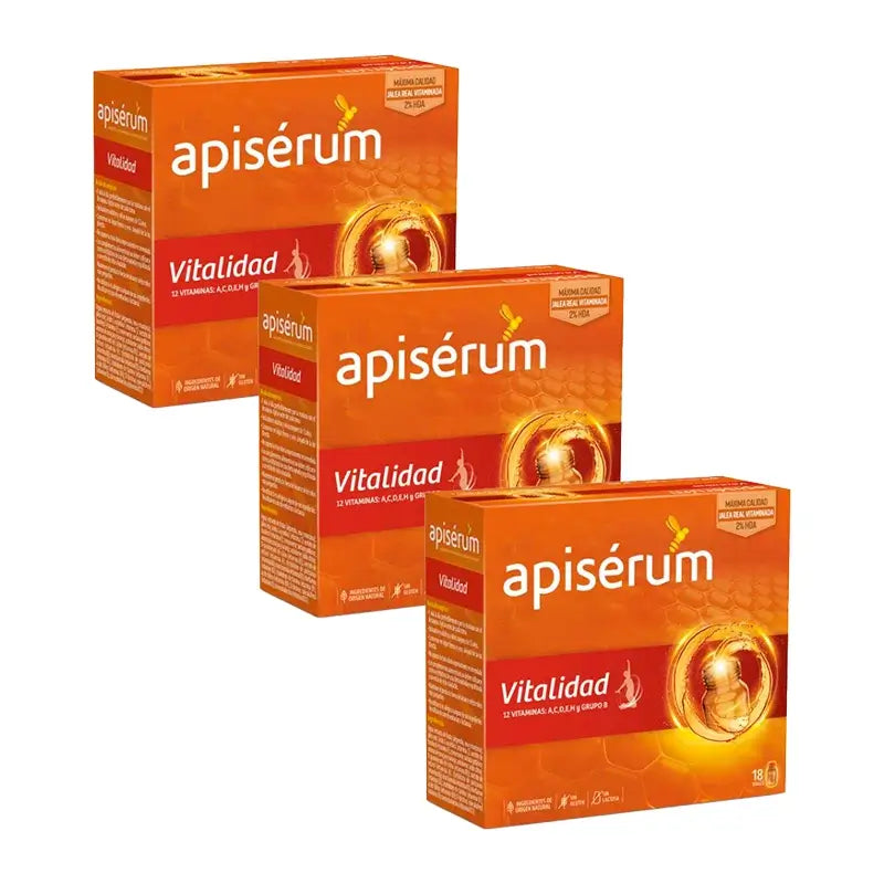 ApiSérum Triplo Vitalität 3 x 18 Fläschchen