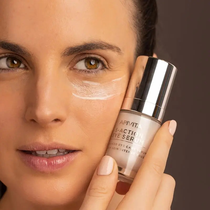 APIVITA 5-Action Augenserum mit weißer Lilie 15 ml