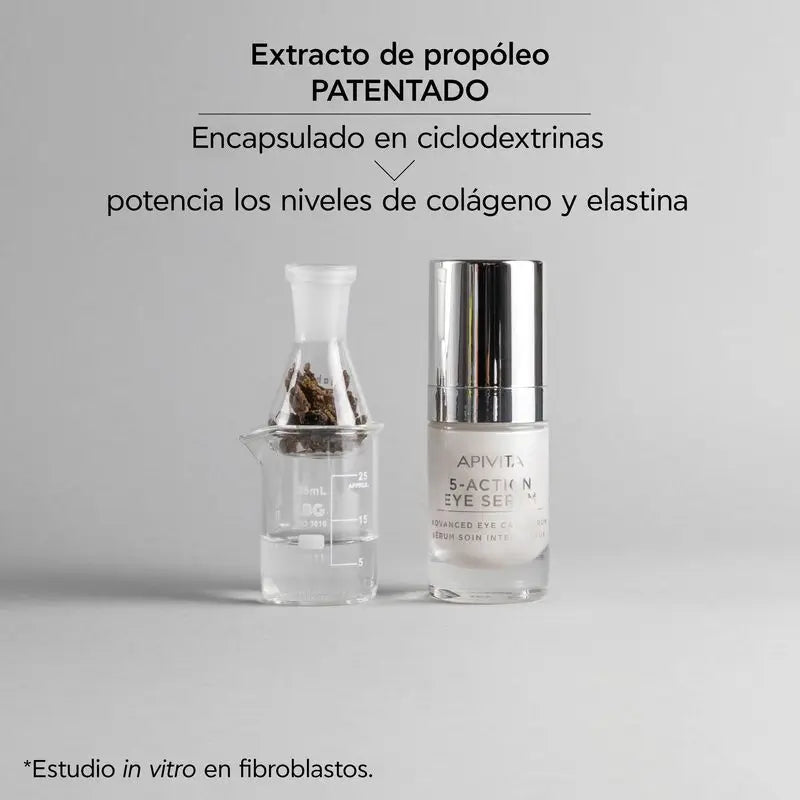APIVITA 5-Action Augenserum mit weißer Lilie 15 ml