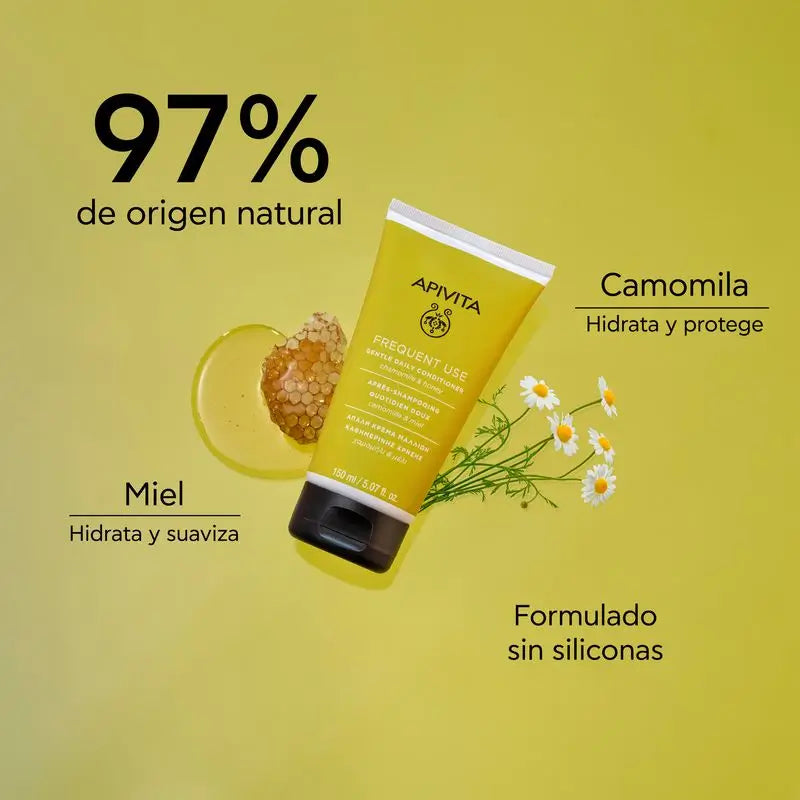 APIVITA Gentle Everyday Conditioner mit Kamille und Honig 150 ml