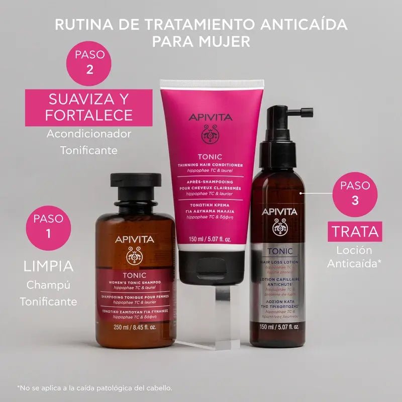 APIVITA Toning Conditioner für geschwächtes Haar mit Sanddorn & Lorbeer 150 ml