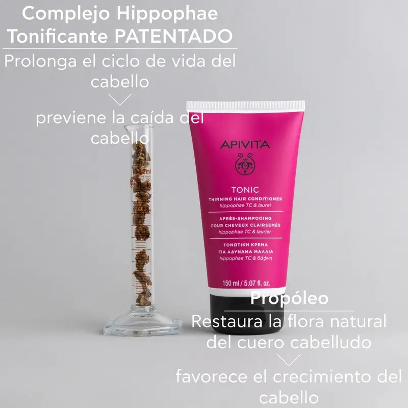 APIVITA Toning Conditioner für geschwächtes Haar mit Sanddorn & Lorbeer 150 ml