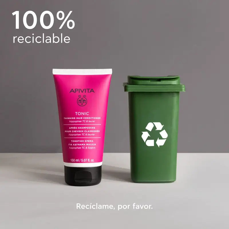 APIVITA Toning Conditioner für geschwächtes Haar mit Sanddorn & Lorbeer 150 ml