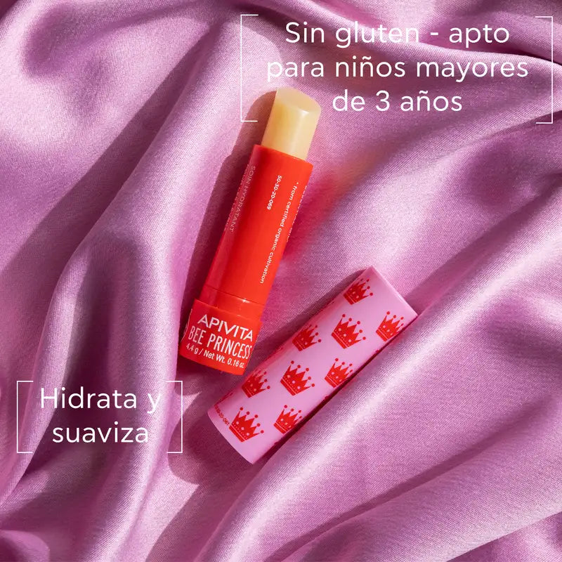 APIVITA Bee Princess Lippenbalsam mit Aprikose 4,4 g