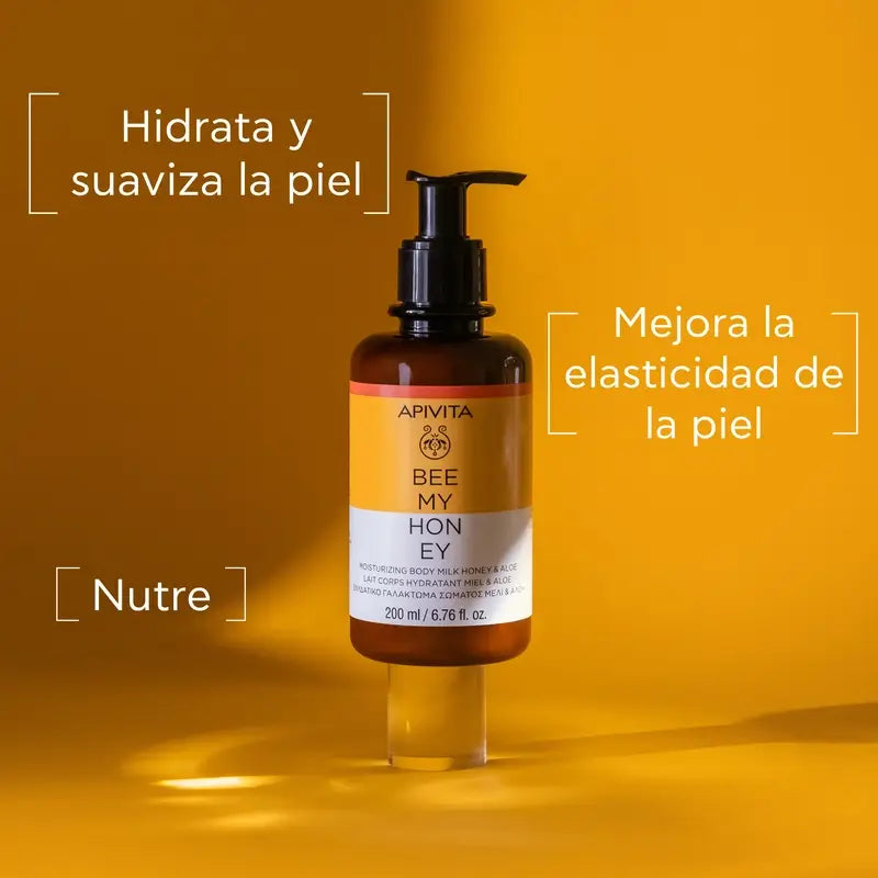 Apivita Bee My Honey Körpermilch mit Honig und Aloe, 200 ml
