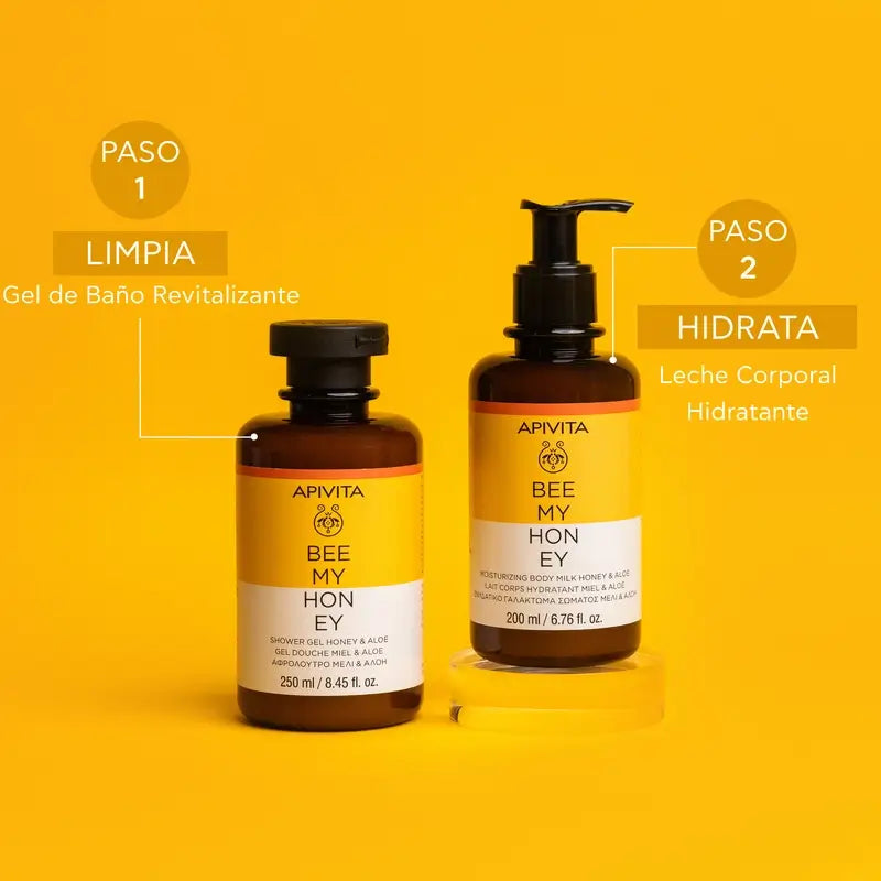 Apivita Bee My Honey Körpermilch mit Honig und Aloe, 200 ml