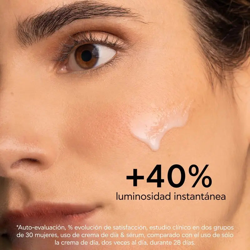 APIVITA Bee Radiant Brightening & Anti-Fatigue Serum mit weißer Pfingstrose und patentiertem Propolis
