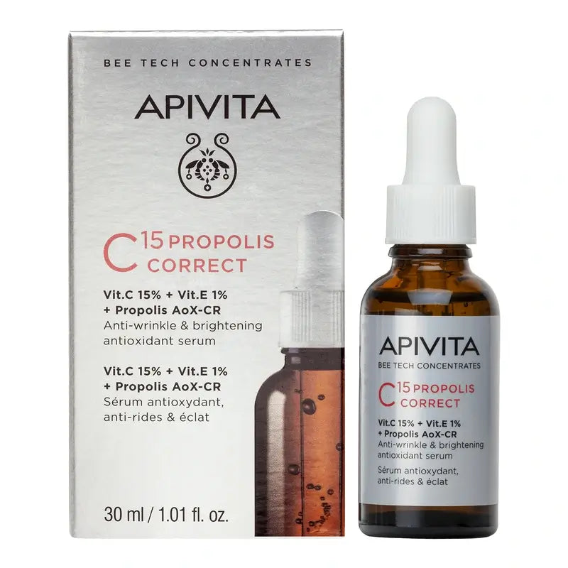 Apivita C15 Propolis Correct Korrektives Serum, 30 ml