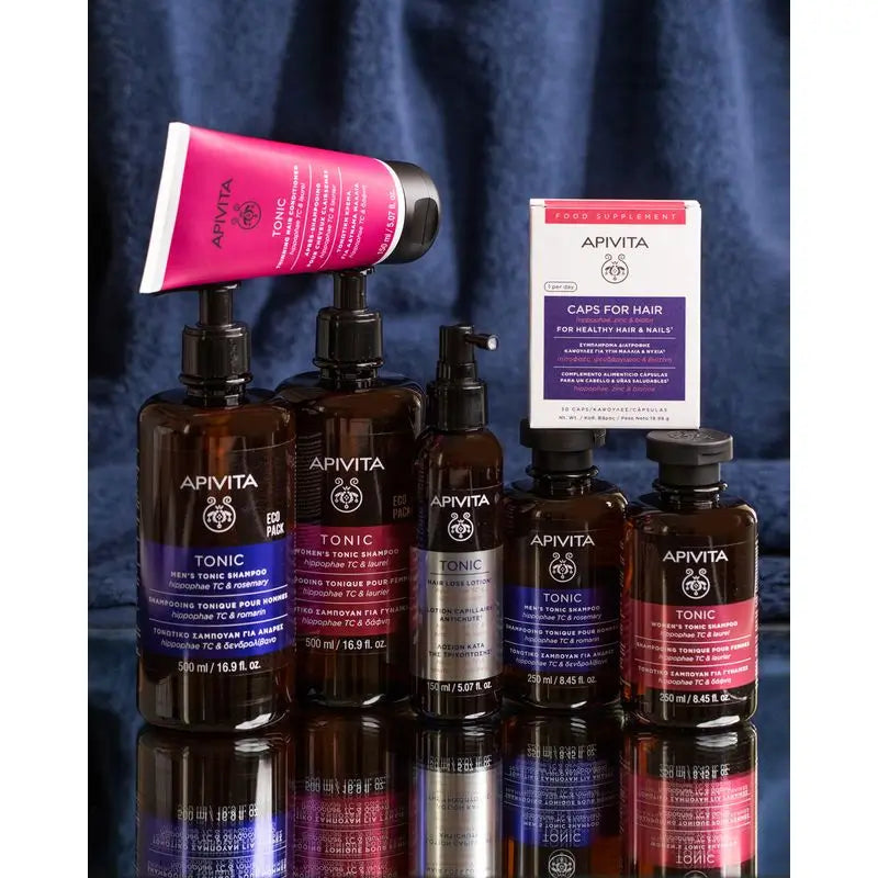 APIVITA Women's Toning Shampoo gegen Haarausfall mit Sanddorn & Lorbeer 250 ml