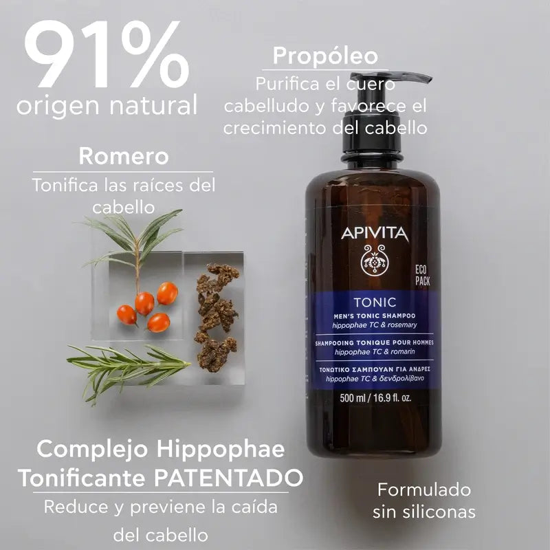 Apivita Männer Haarausfall straffendes Shampoo 500 ml