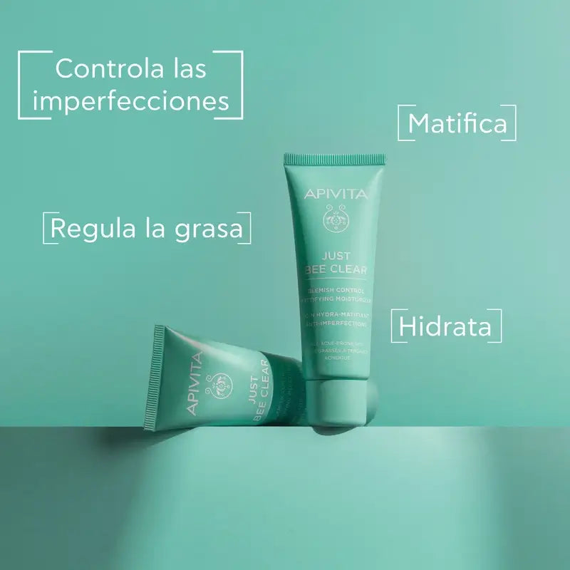 Apivita Just Bee Clear Mattierende Anti-Perfektionscreme, 40 ml