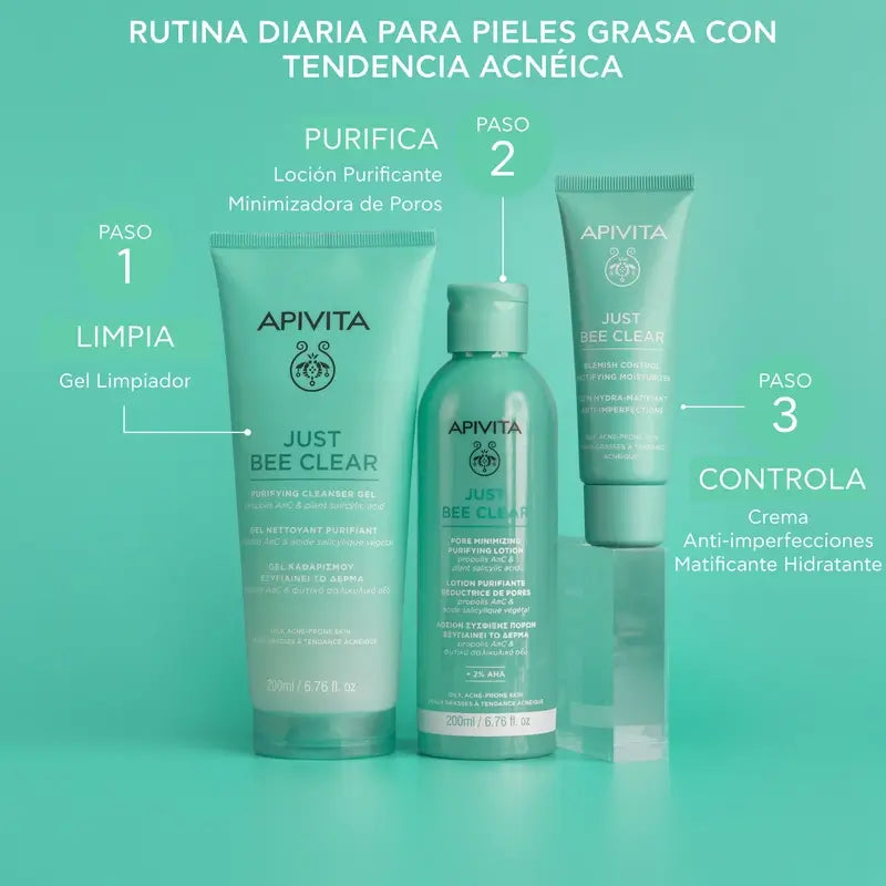 Apivita Just Bee Clear Mattierende Anti-Perfektionscreme, 40 ml