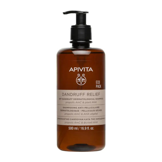 Apivita Ecopack – Dermatologisches Shampoo gegen trockene Schuppen, 500 ml