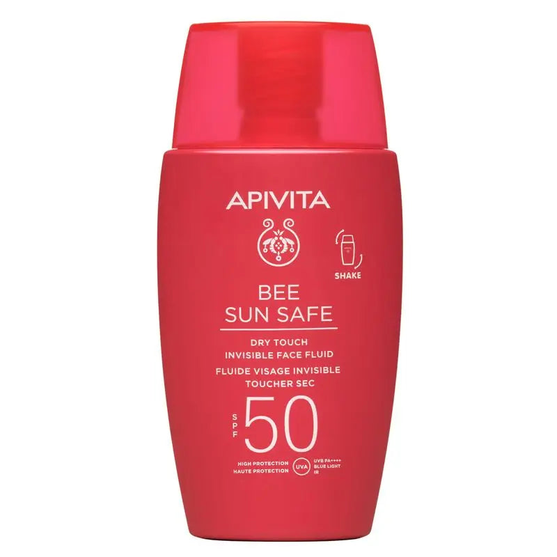 APIVITA Invisible Face Fluid Dry Touch SPF 50, 50 ml