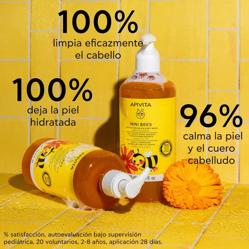 APIVITA Sanftes Shampoo-Gel für Kinder, 500 ml