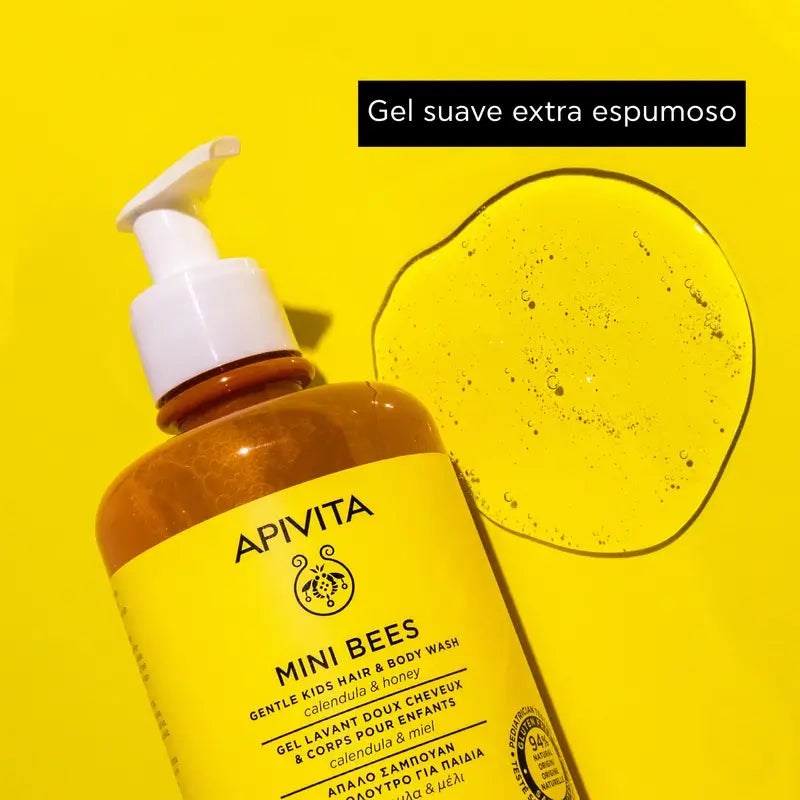 APIVITA Sanftes Shampoo-Gel für Kinder, 500 ml