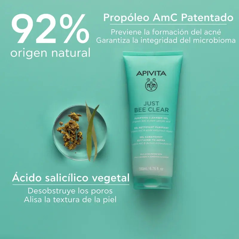Apivita Just Bee Clear Reinigendes Reinigungsgel, 200 ml