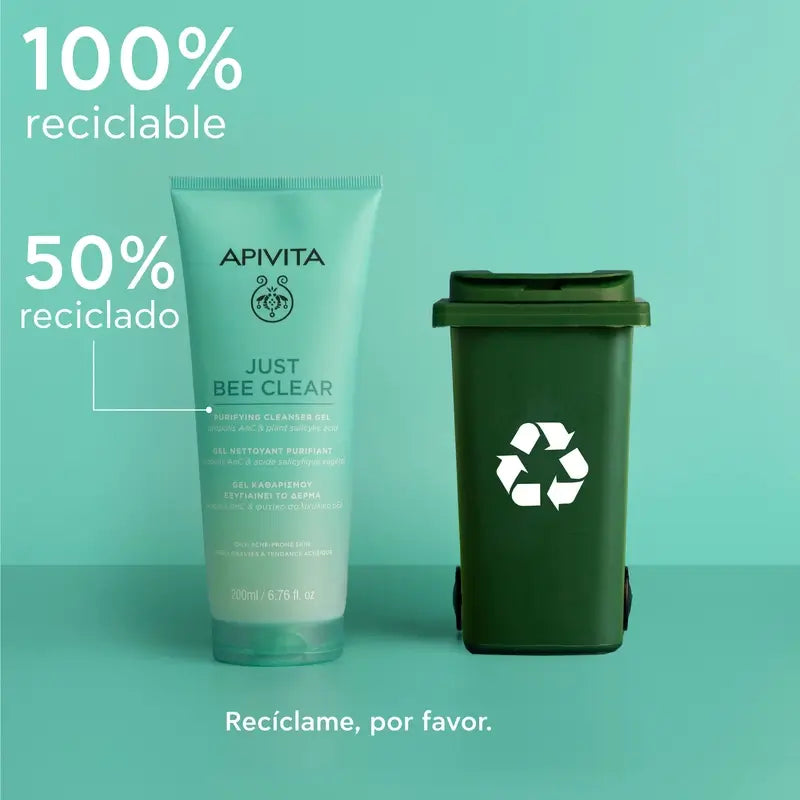 Apivita Just Bee Clear Reinigendes Reinigungsgel, 200 ml