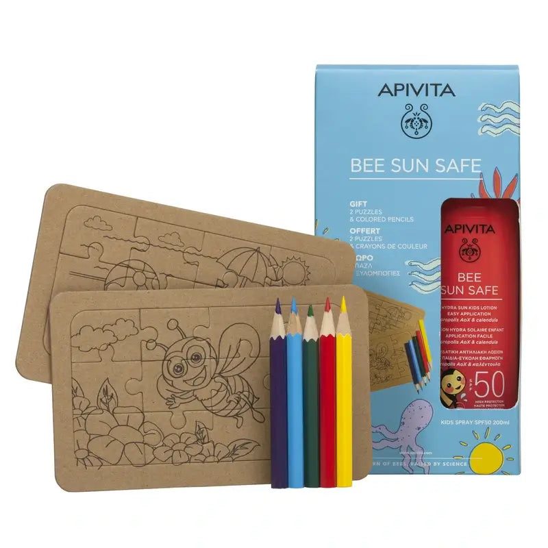 Apivita Hydra Sun Kinderspray Spf50 + Gratis-Geschenk