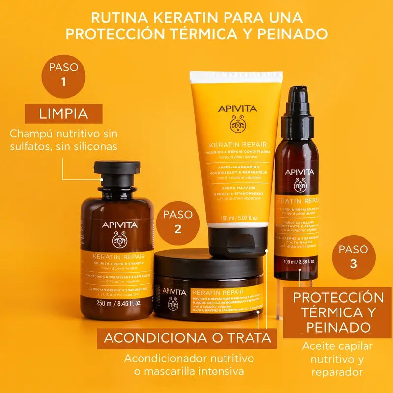 Apivita Keratin Repair Haaröl