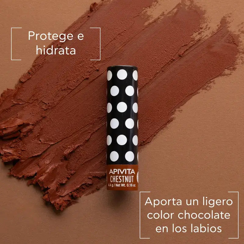 APIVITA Farbiger Lippenbalsam mit Kastanie 4.4g