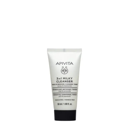 Apivita Reinigungsmilch 3 in 1, 50 ml