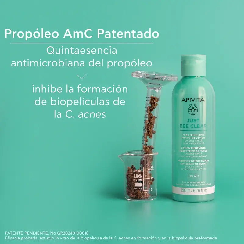 Apivita Just Bee Clear Pore Minimising Purifying Lotion, 200 ml