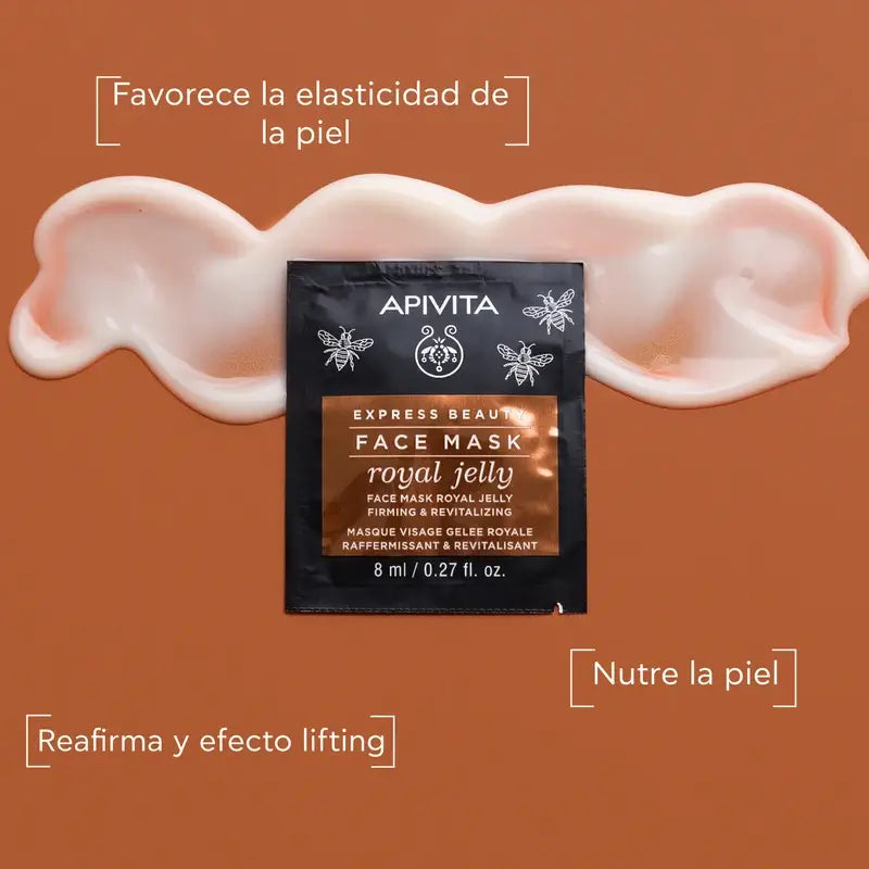 APIVITA Express Gold Straffende Gesichtsmaske mit Gelée Royale