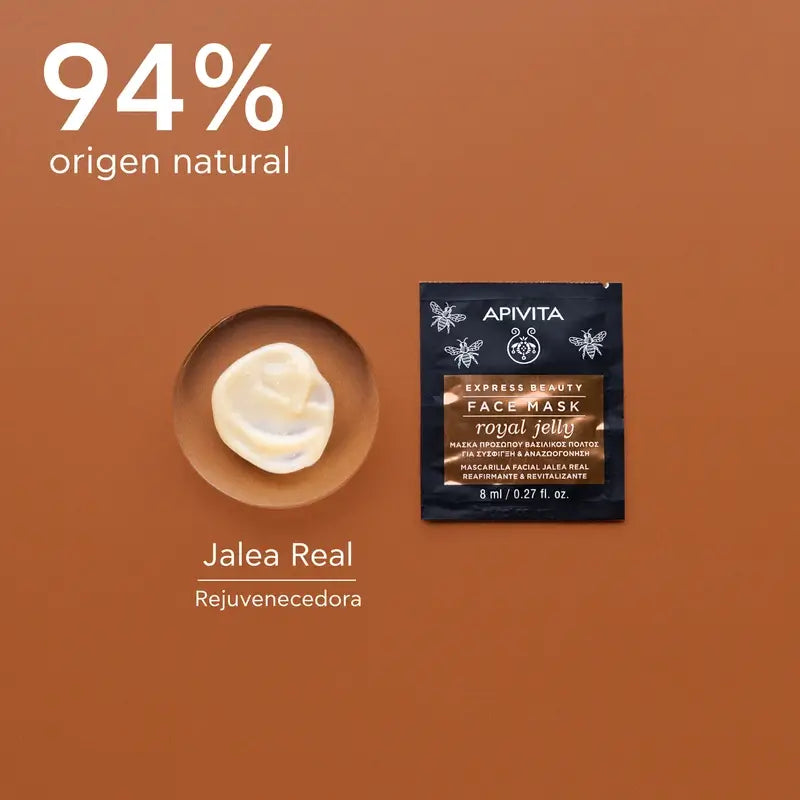 APIVITA Express Gold Straffende Gesichtsmaske mit Gelée Royale