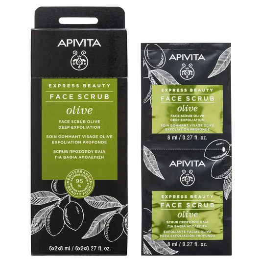 APIVITA Express Beauty Tiefen-Peeling-Creme mit Olive