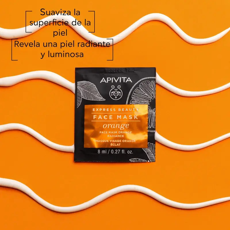 APIVITA Express Beauty Revitalisierende Gesichtsmaske mit Orange