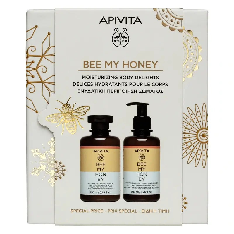 Apivita Promo Bee My Honey Badegel, 250Ml + Körpermilch 200Ml
