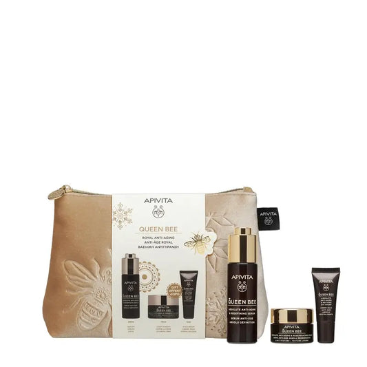 Apivita Promo Queen Bee Redensificate Absolute Anti-Aging Serum, 30 ml + Free Serum 10 ml + Eye Contour 5 ml