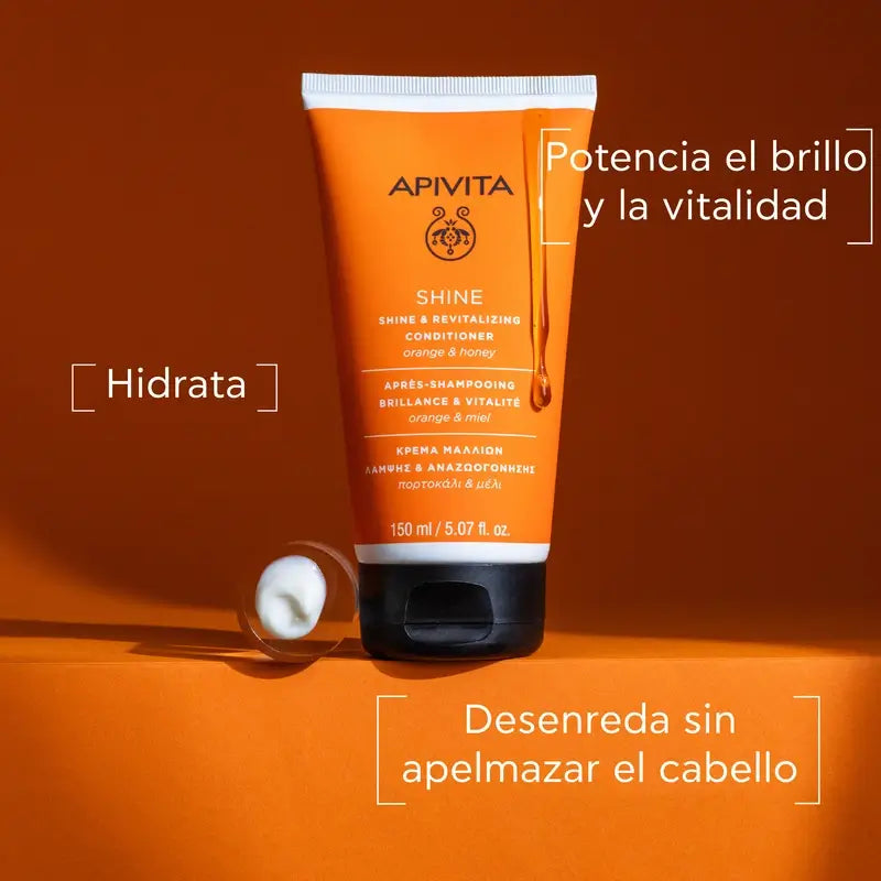 APIVITA Conditioner Glanz und Vitalität für alle Haartypen mit Orange und Honig 150 ml