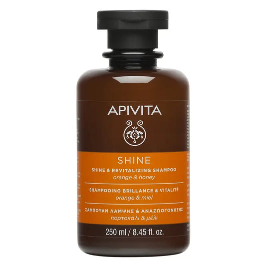APIVITA Glanz & Vitalität Shampoo mit Orange & Honig 250 ml