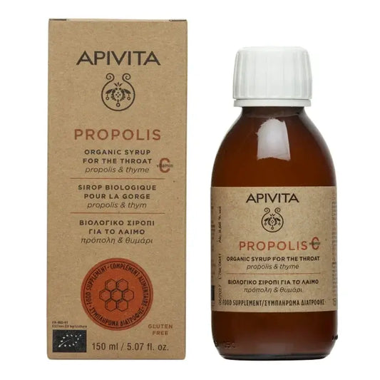 APIVITA Bio-Halssirup mit Propolis & Thymian 150 ml