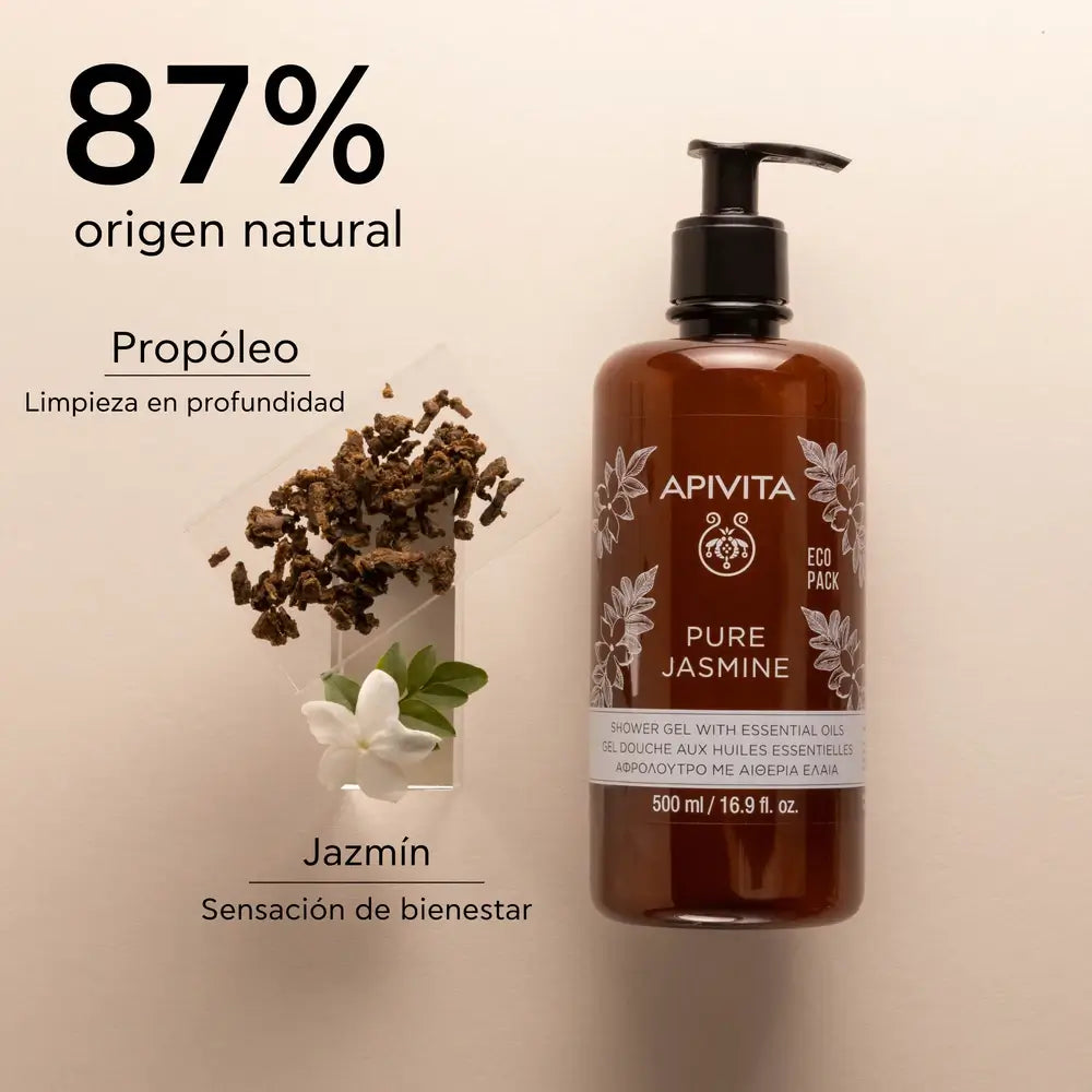 APIVITA Reines Jasmin-Badegel mit ätherischen Ölen 500 ml