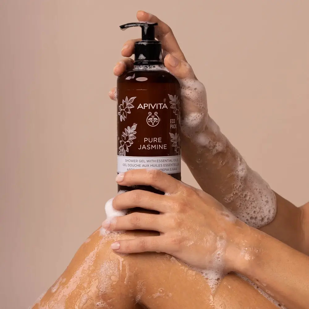 APIVITA Reines Jasmin-Badegel mit ätherischen Ölen 500 ml
