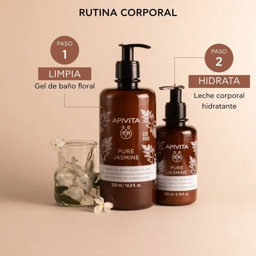APIVITA Reines Jasmin-Badegel mit ätherischen Ölen 500 ml