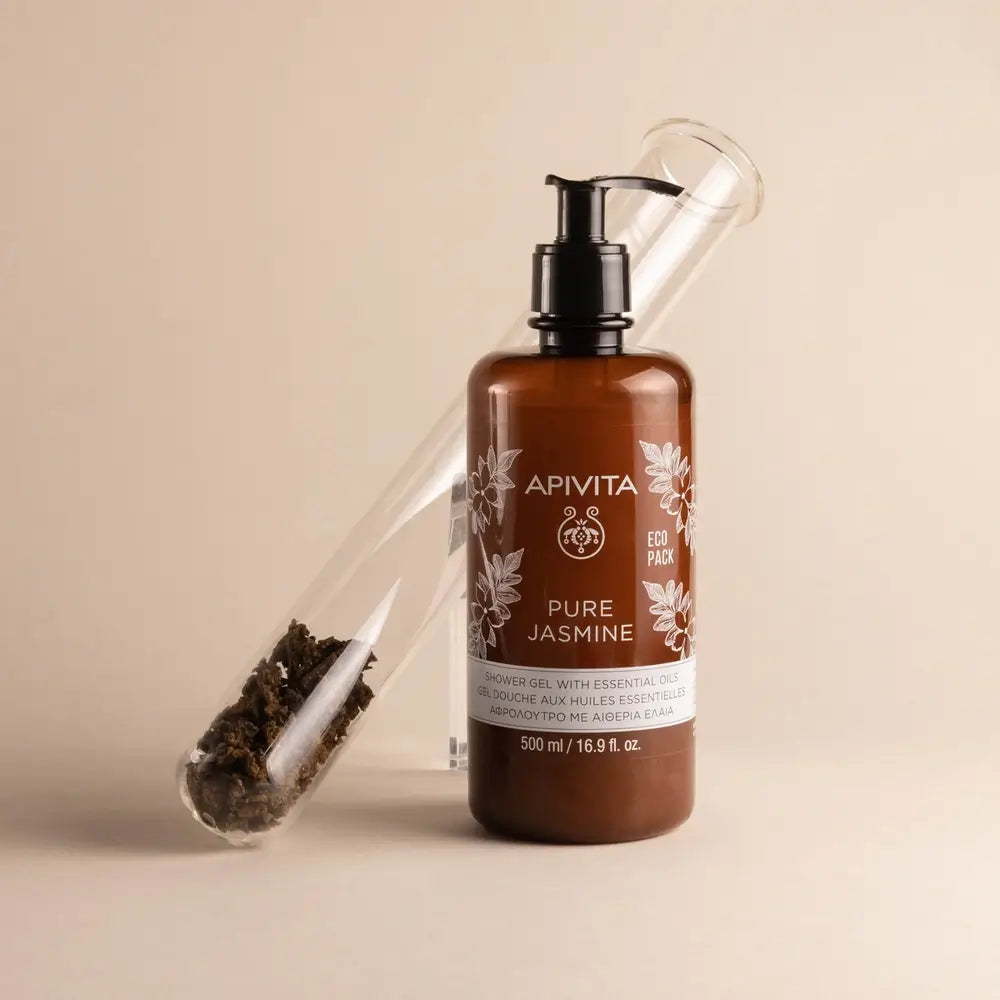 APIVITA Reines Jasmin-Badegel mit ätherischen Ölen 500 ml