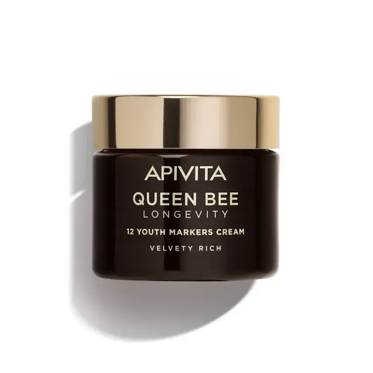 Apivita Bienenkönigin Langlebigkeit Reichhaltige Creme 12 Jugendmarker, 50 ml