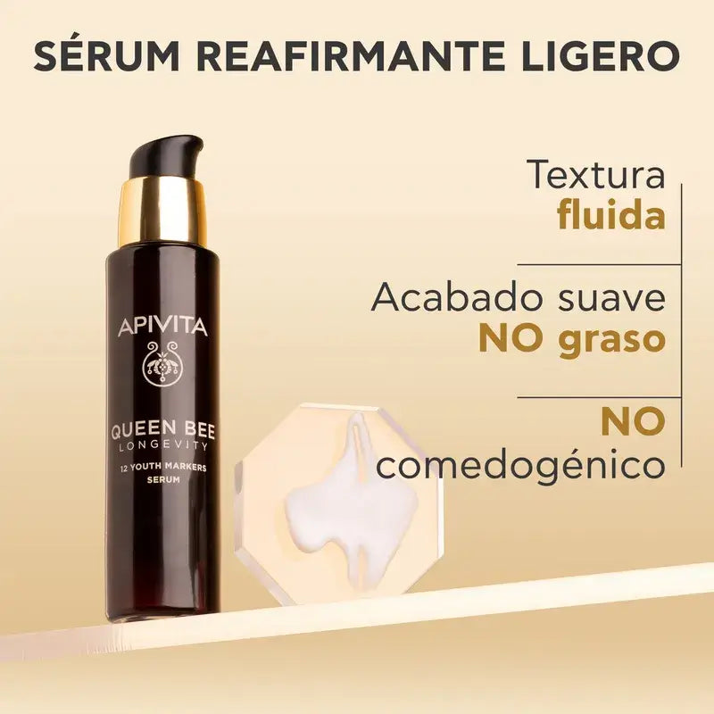 Apivita Bienenkönigin Langlebigkeitsserum 12 Jugendmarker, 30 ml